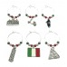Italy Wine Glass Charms
